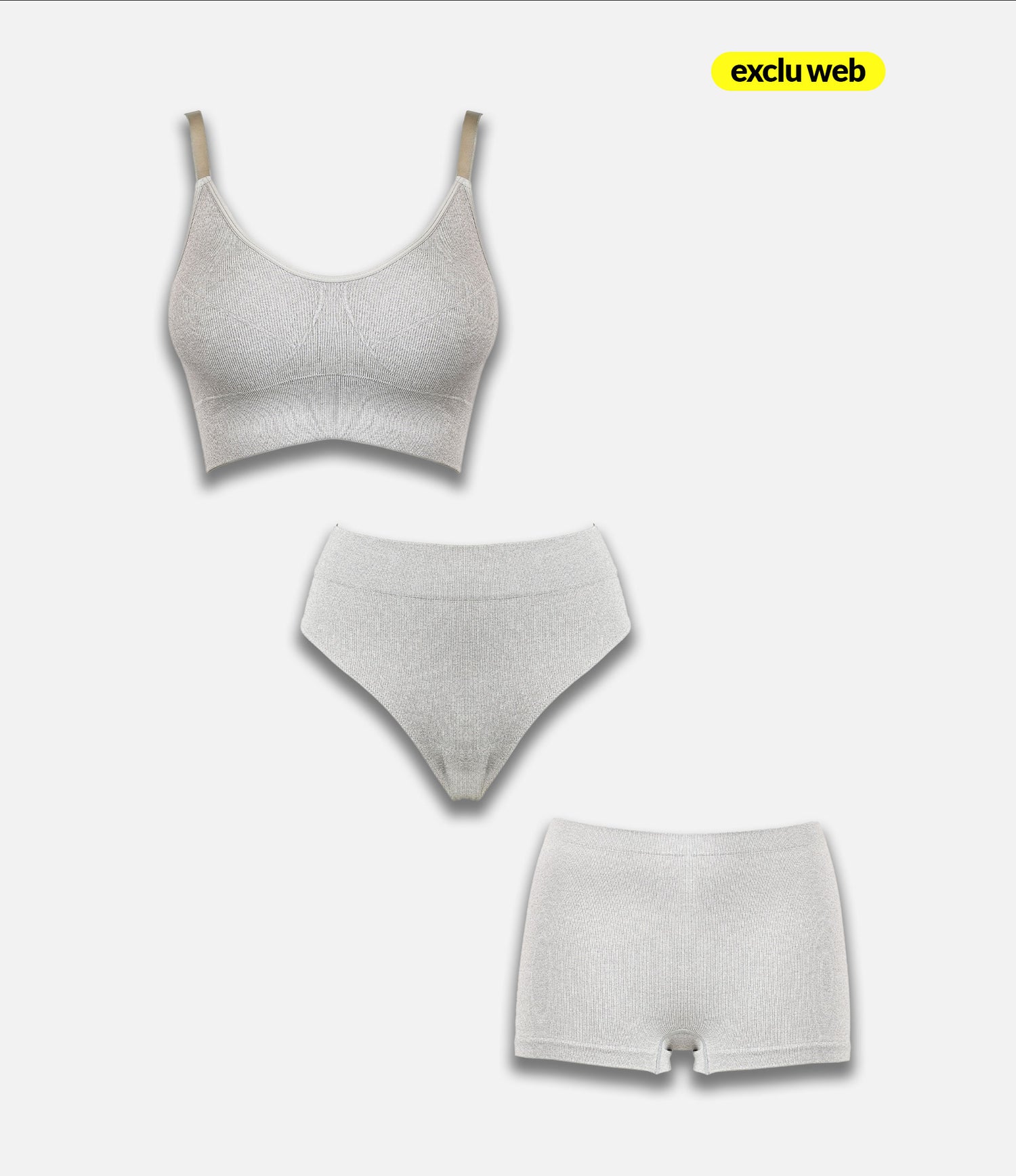 Pack ensemble Doodie queen - Brassière + Shorty + Tanga-product